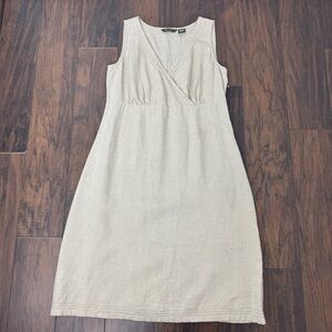 Eddie Bauer Beige Midi Dress